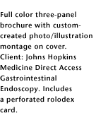 Johns Hopkins Brochure