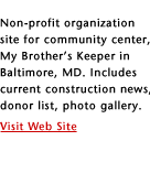 My Brother's Keeper Web Site