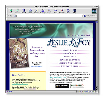 Leslie LaFoy - Author Web Site